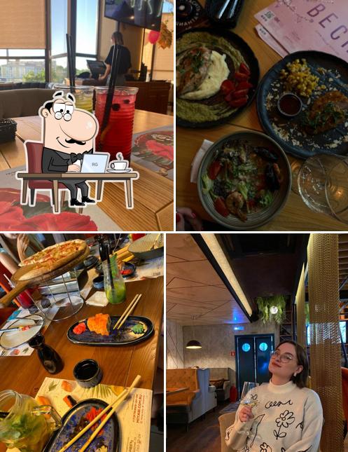 Посмотрите на внутренний интерьер "Мияги Рест"