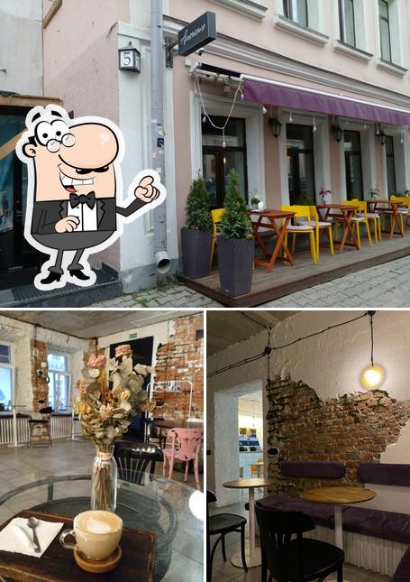 Посмотрите на внутренний интерьер "Кофейня "Americano""