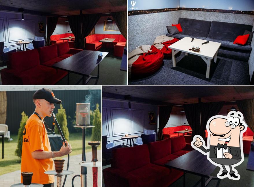 Посмотрите на внутренний интерьер "Смокинга REST CLUB"