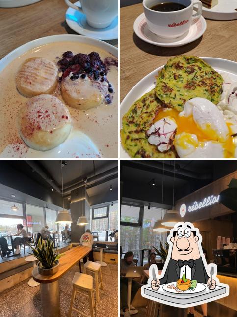 Еда и внутреннее оформление в Маршрут