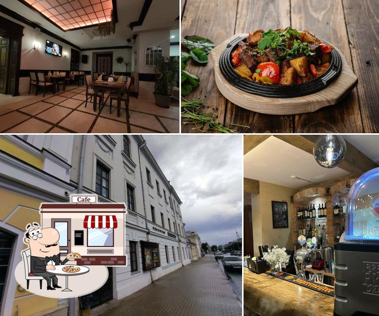 Снимок, на котором видны внешнее оформление и внутреннее оформление в Кахетия