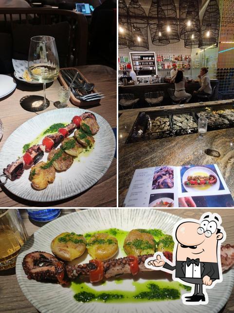 Внутреннее оформление и еда - все это можно увидеть на этой фотографии из Custo