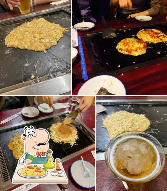 Asakusa Osugi monjayaki & okonomiyaki