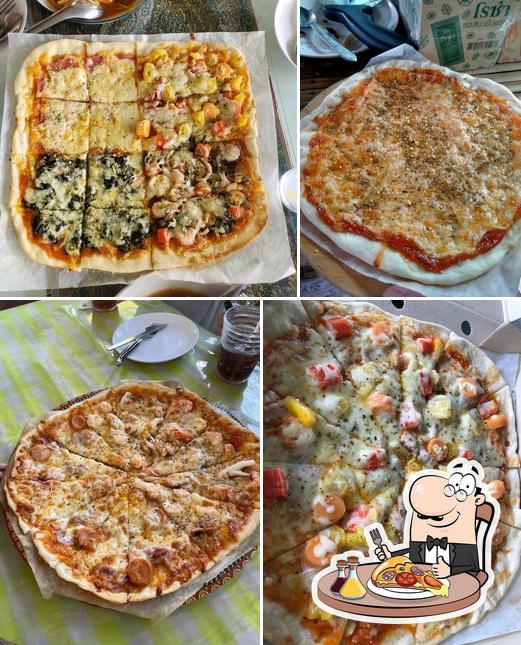 พิซซ่า-เตาฟืน คาเฟ่ระยอง Route36,Pizza Cafe Rayong
