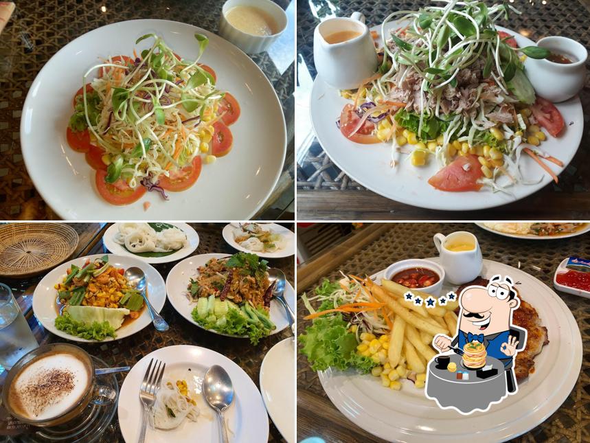 Urban garden cafe