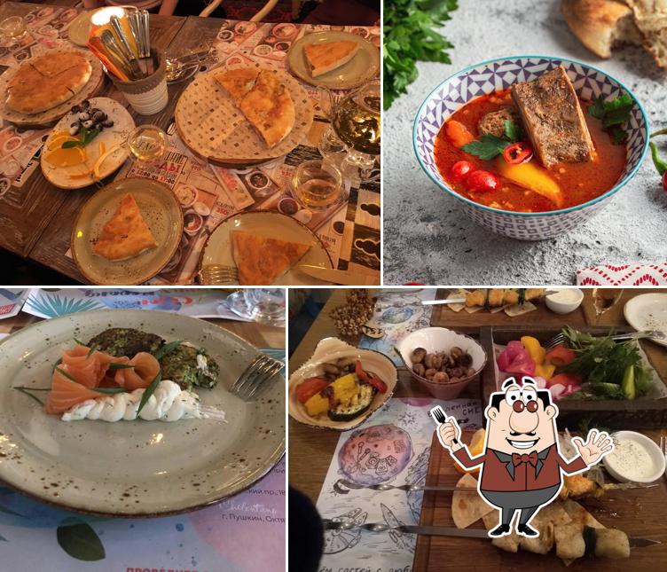 Блюда в "Чайхане Чабрец"