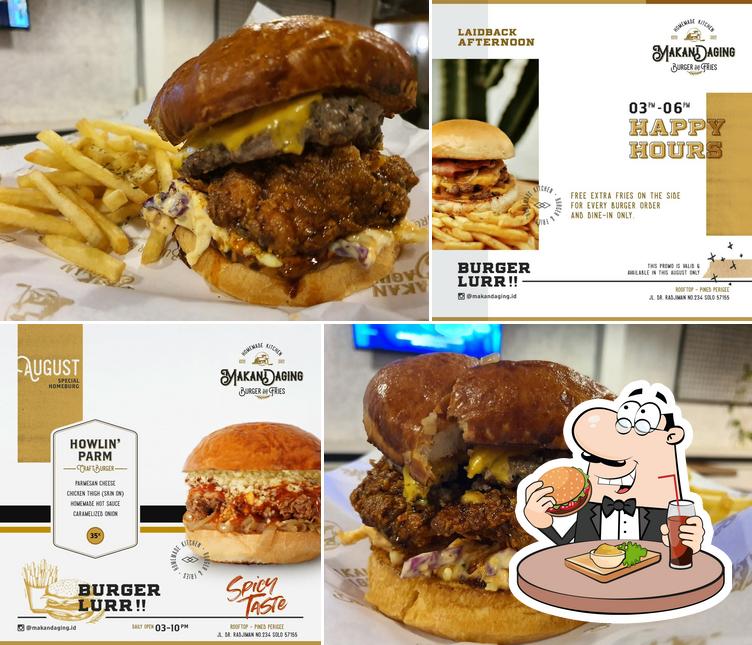 MAKAN DAGING (Burger & Fries)