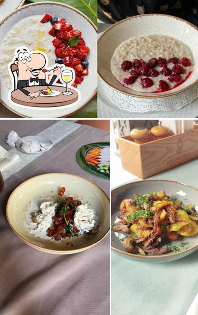 Еда в "Матрешке"