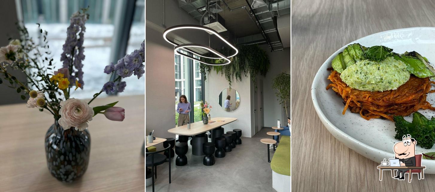 Посмотрите на внутренний интерьер "ХОЛИ йога & кафе"