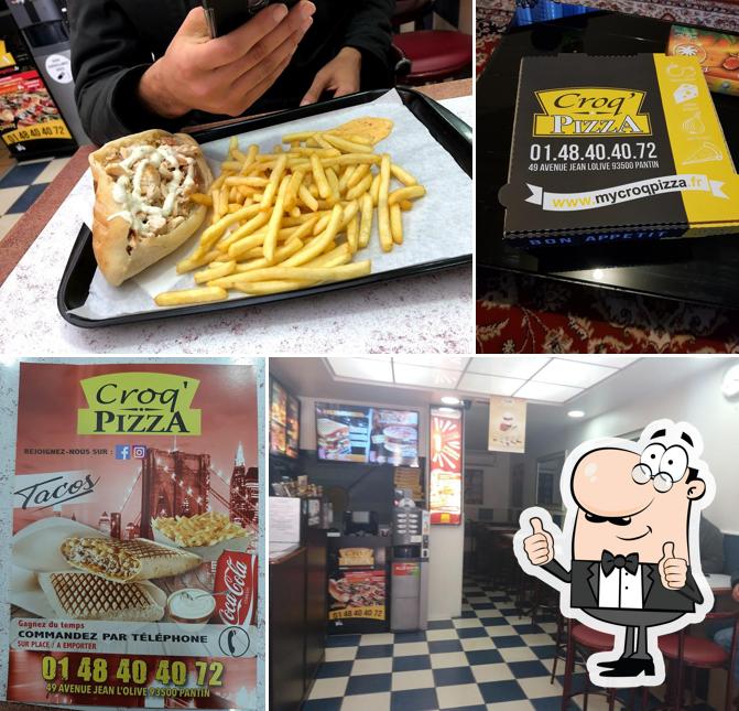 Croq pizza