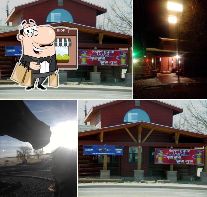 Log cabin bar