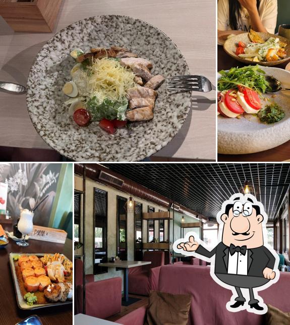 Посмотрите на внутренний интерьер "Рим и Рис"