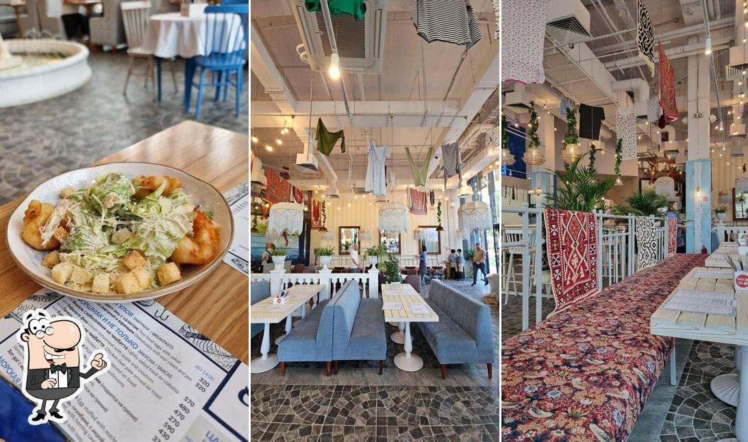 Посмотрите на внутренний интерьер "Селёдочная"