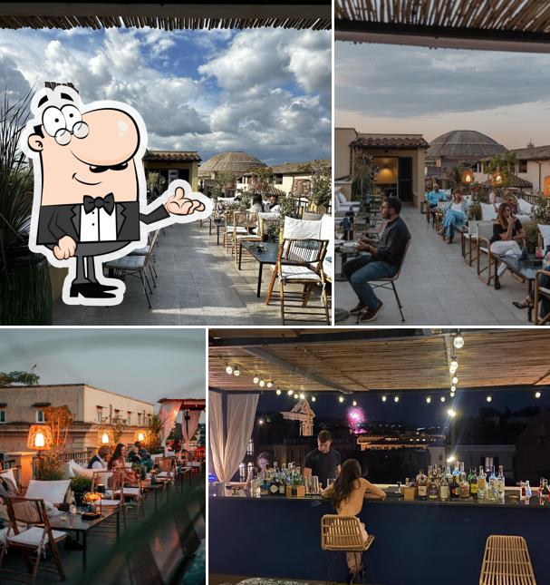 The Vista Rooftop Roma Pantheon Terrace Bar & Restaurant