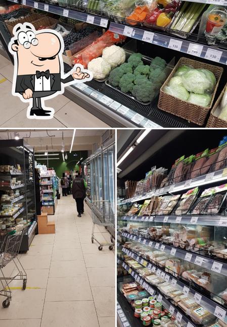 Посмотрите на внутренний интерьер "ВкусВилл"