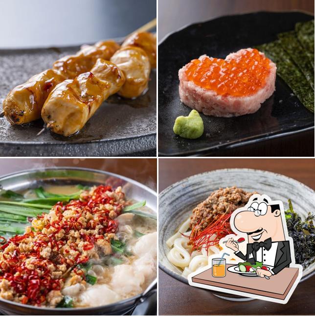 藁焼きカツオと牛どて串99円 藁焼一家 刈谷駅店