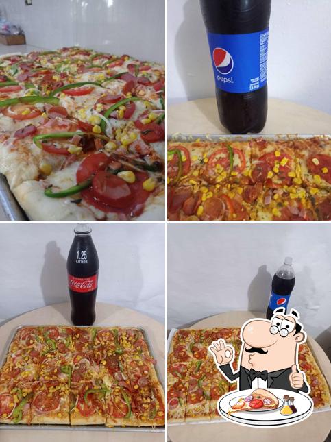 Grey's cake & Pizza.