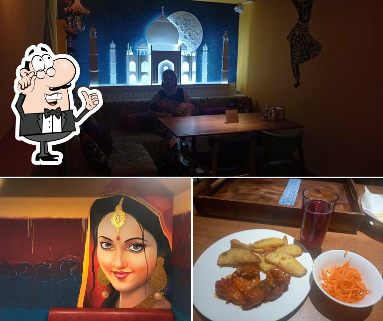 Посмотрите на внутренний интерьер "Нура-Таджа"