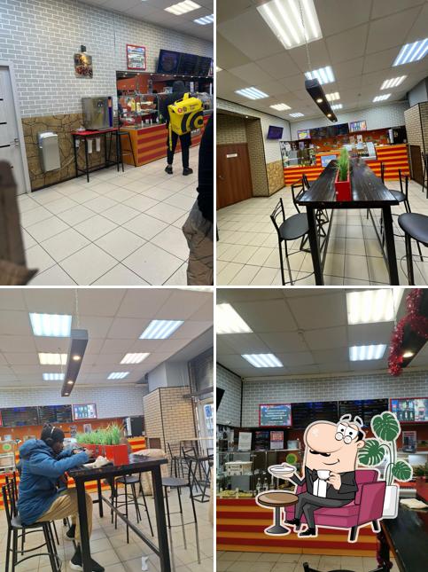 Посмотрите на внутренний интерьер "Та самая Шаурма"