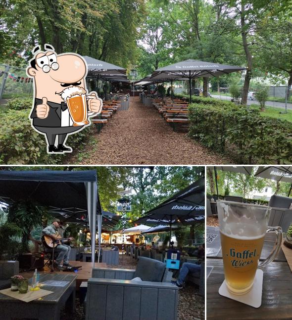 Restaurant Biergarten mit Herz an der Rur