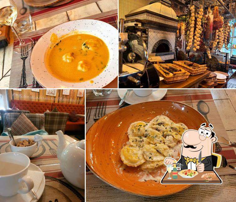 Еда в "Питере Пуше"