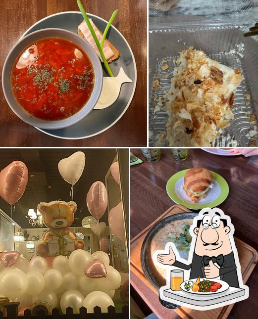 Блюда в "Кафе "Будильник""