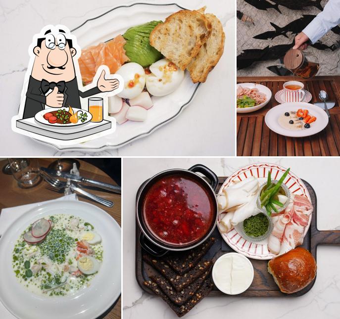 Еда в "Moreca Seafood & Wine rest"