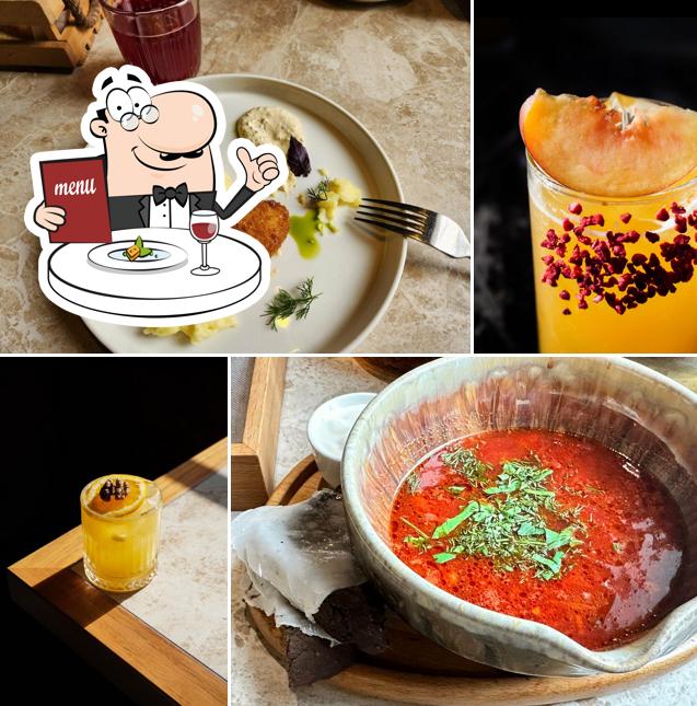 Еда в "кафе One Гоги"