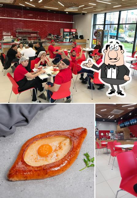 В Degusto есть внутреннее оформление, еда и многое другое