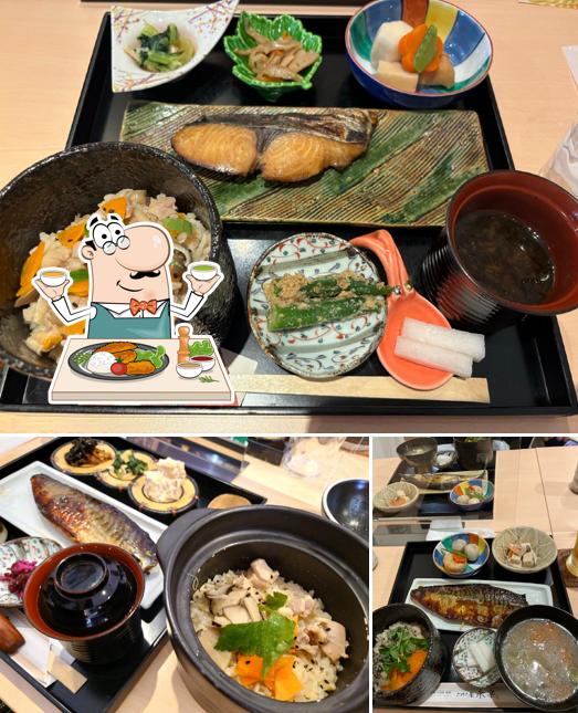 釜炊き込みご飯と漬け込み炭火焼焼き魚 ごはん屋 永楽