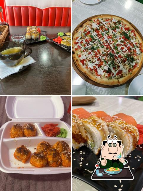 Еда в "Суши парк"