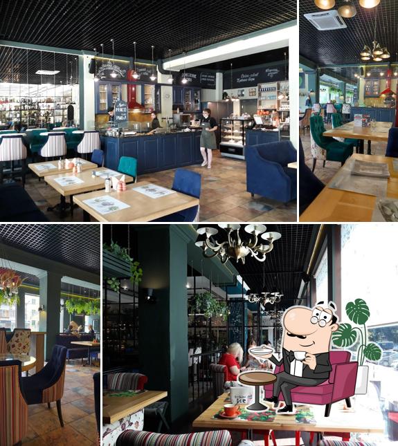 Посмотрите на внутренний интерьер "Ботаника"