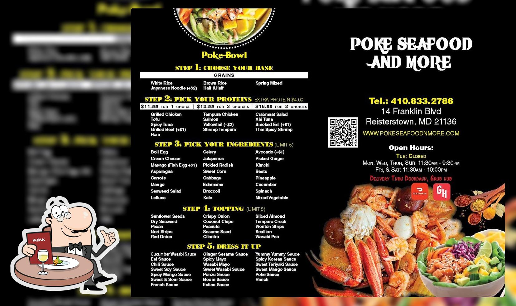 Poke seafood and more
