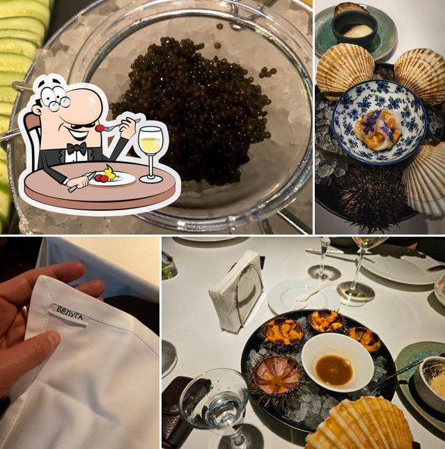 Еда в "Белуге"