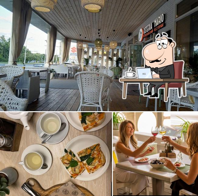 Интерьер "Osteria Mario"