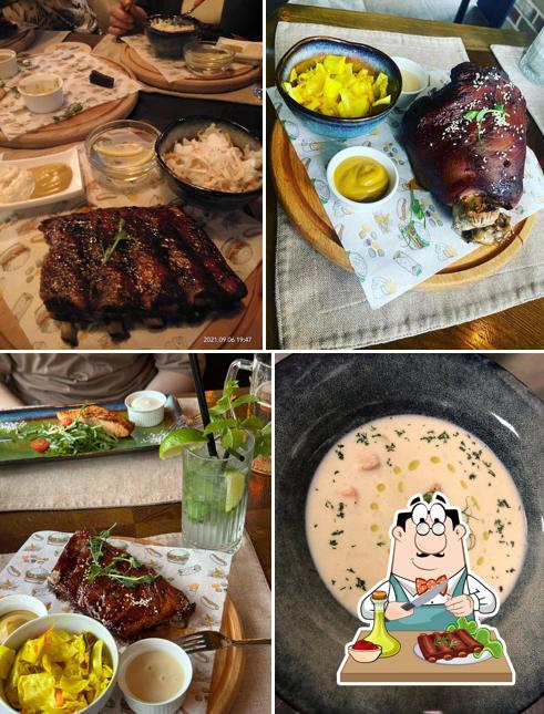 Свиные ребрышки в "Солнечный Берег"