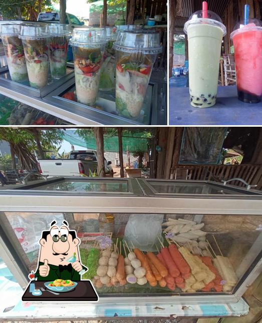 ชา กาแฟและทอดไก่