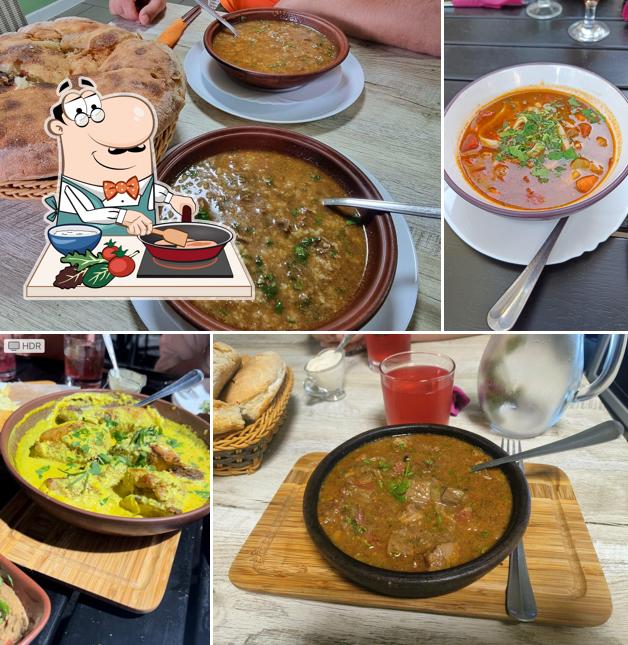 Курица с соусом карри в "У Дианы"