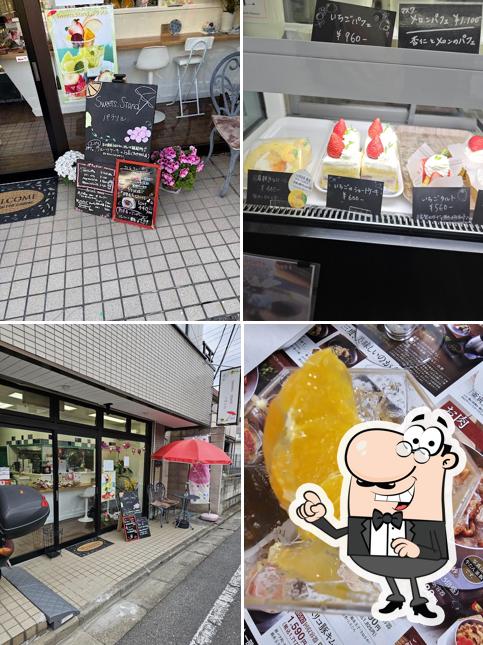 Sweets. Stand. パラソル