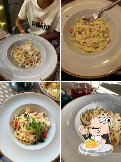 Паста карбонара в "Сицилии"