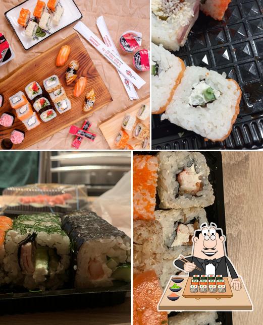 В "Суши-Маркет" вы можете попробовать суши