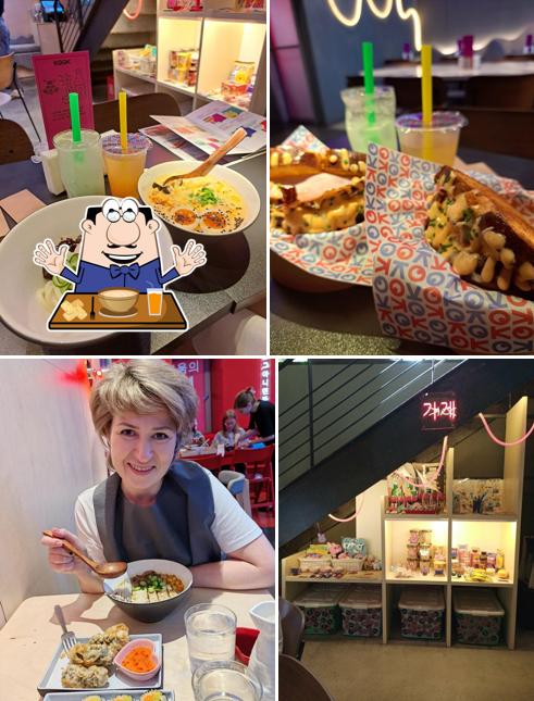 Помимо прочего, в Kook есть еда и внутреннее оформление