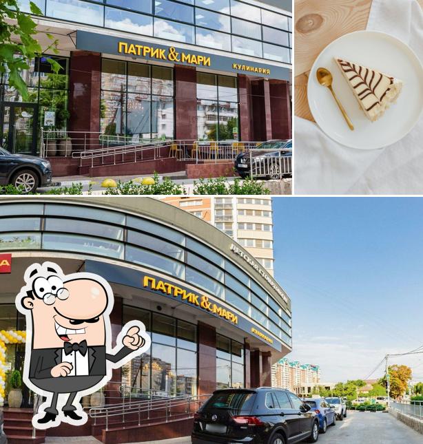 Фото, на котором видны внешнее оформление и еда в Патрик&Мари