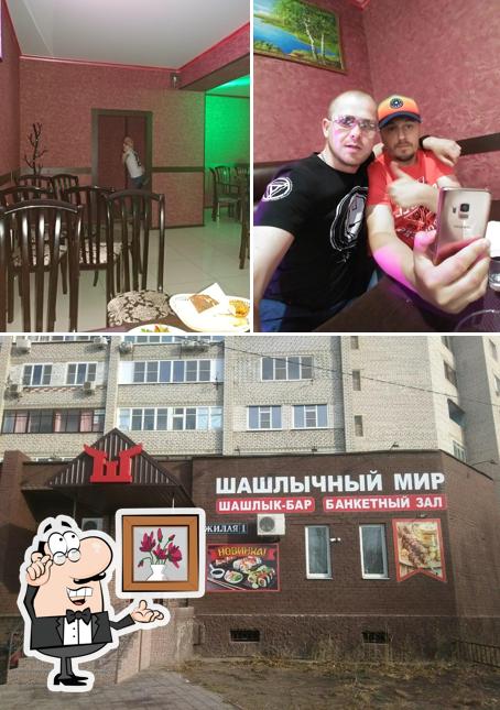 Внутреннее оформление и внешнее оформление в Шашлычный мир