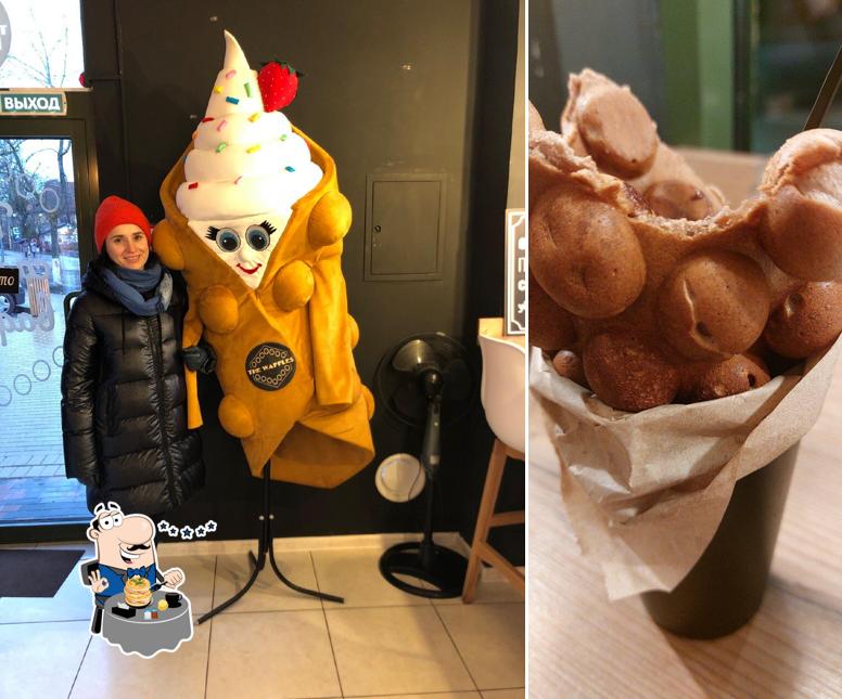 Еда в "The Waffles"