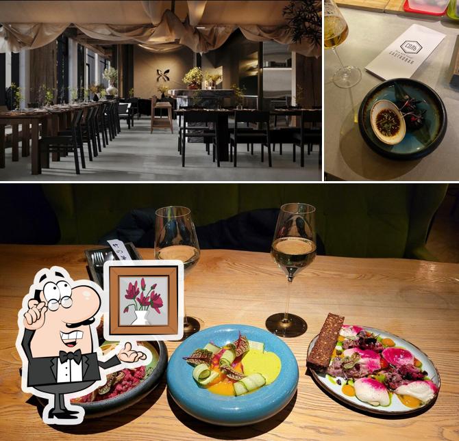 Внутреннее оформление и вино в Соль