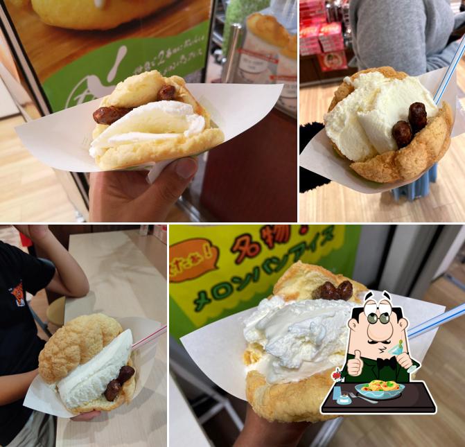 世界で２番めにおいしい焼きたてメロンパンアイス南条サービスエリア上り線店