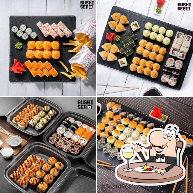 Еда в "Sushi Sea"