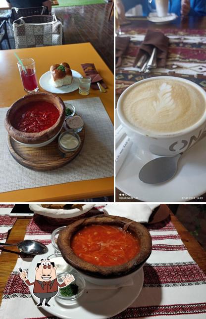 Еда в "корчме Диканька"