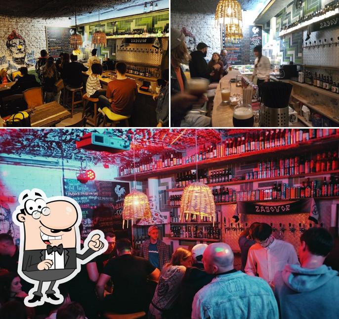 Интерьер "The Cock beer pub"